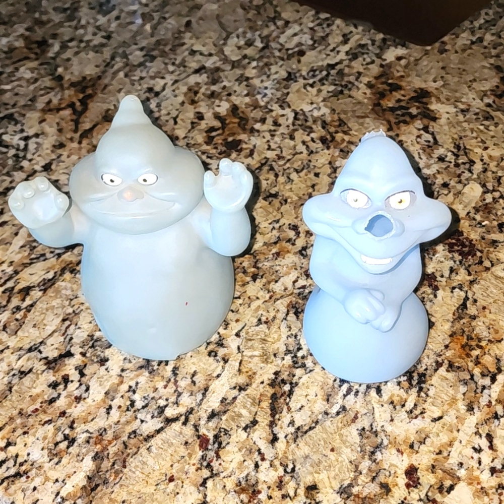 Vintage Casper friendly ghost Pizza Hut Fatso and Stinky hand toy puppets